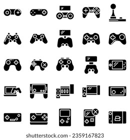 Best Gamepad icon vector collection, template logo illustration in trendy style. Suitable for various purposes.