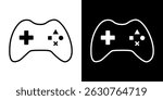 The best Gamepad icon vector, illustration logo template in trendy style. Suitable for many purposes.