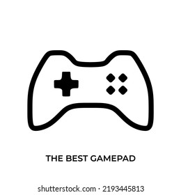 The best Gamepad icon vector, illustration logo template in unique line art style. Suitable for many purposes.