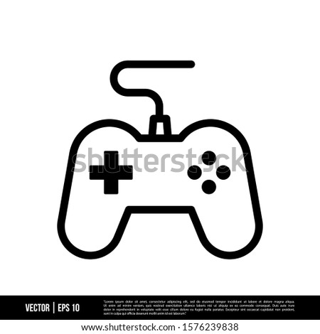 The best Gamepad icon vector, illustration logo template in trendy style. Suitable for many purposes.