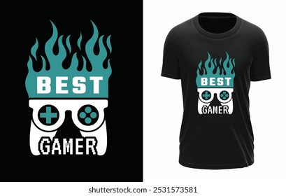 Camiseta de mujer Best Gamer para hombre 