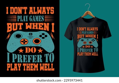 Best Gaming Custom T-shirt design
vector mockup and t shirt design