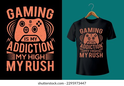 Best Gaming Custom T-shirt design
vector mockup and t shirt design