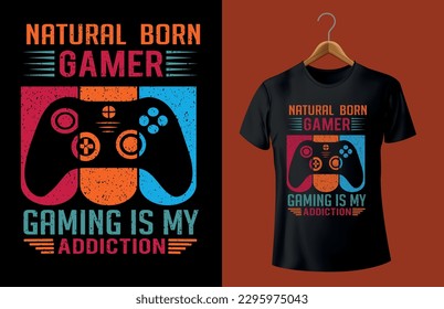 Best Gaming custom T-shirt Design
vector mockup t shirt design