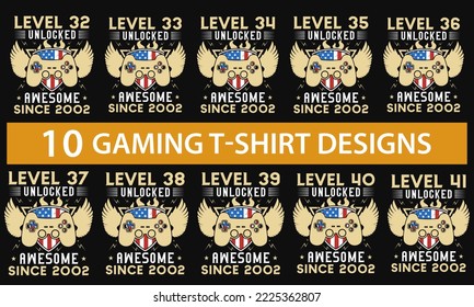 Mejor diseño vectorial de camisetas de juegos