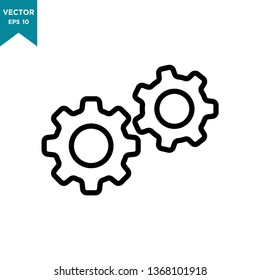 best of gear icon vector logo template 
