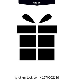 The best gift box icon vector illustration