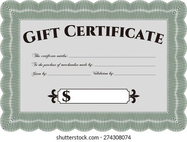 Mejor plantilla de certificado de regalo