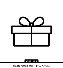 The best gift icon vector, illustration logo template in trendy style. Can be used for many purposes.
