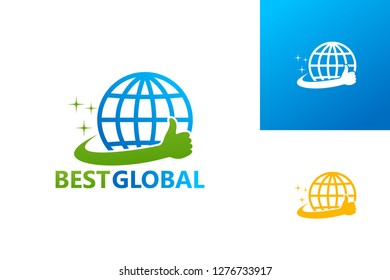 Best Global Logo Template Design Vector, Emblem, Design Concept, Creative Symbol, Icon