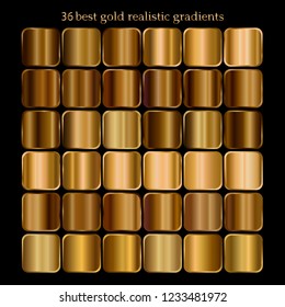 The best gold gradients sets