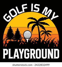 Best golf funny Quote typography t-shirt design, golf playing vector illustration Editable template artwork