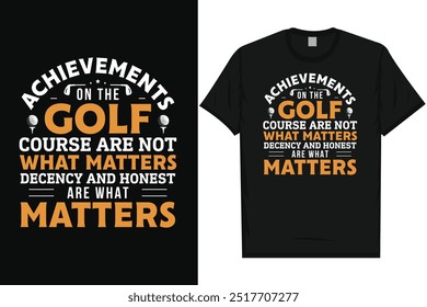 Best golf playing golfer golfing par green typography tshirt design