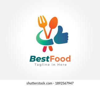 Best Good Food Service Taste Meal Logo Design Illustration Inspiration