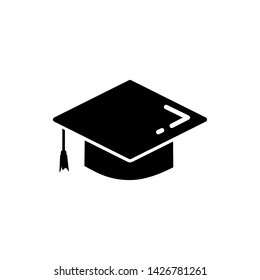 best graduation hat icon vector