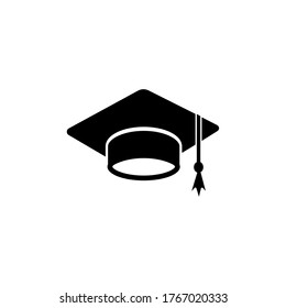 The best graduation hat icon vector logo