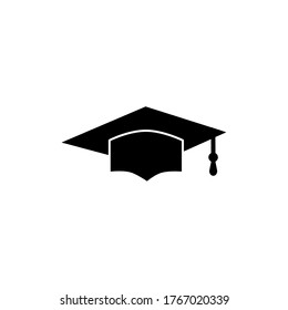 The best graduation hat icon vector logo