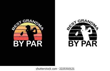 Design des Golf Quote T-Shirts, Typografie