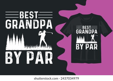  Best Grandpa By Par  Disc Golf Shirt Design,vintage Designs,lovers Gift,disc Golf Silhouette,disc Golf Vector,