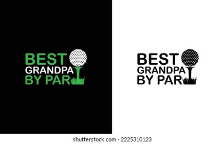 Design des Golf Quote T-Shirts, Typografie