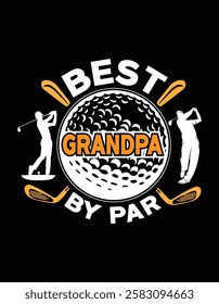 Best Grandpa By Par Golf Lover