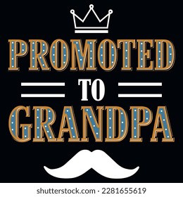 Best grandpa's typographic tshirt design vector design