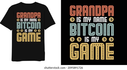 Best Graphic Bitcoin T-shirt Design Template