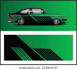 Beste Grafik Vektor Auto Wrap Design 
