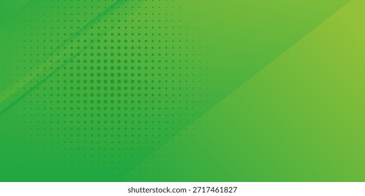 El mejor fondo de Anuncio verde con rayas diagonales y semitono de puntos. Arte
