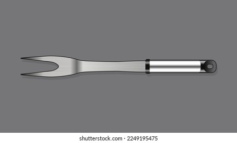 El mejor Grill Fork, un icono 3d plano realista. Ilustración vectorial en estilo moderno. Recursos gráficos editables para muchos fines. 