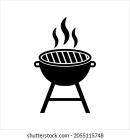 The best Grill icon vector, illustration logo template in trendy style