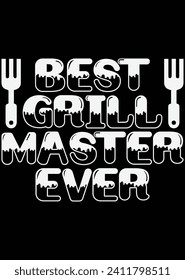 
Best Grill Master Ever eps cut file for cutting machine