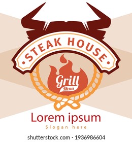 Best Grill Shop Logo Design Vector