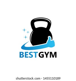 Best Gym Logo Template Design Vector, Emblem, Design Concept, Creative Symbol, Icon