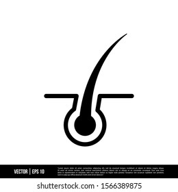 The best Hair icon vector, illustration logo template in trendy style. Suitable for many purposes.
