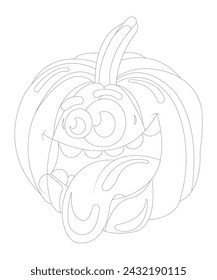 Best halloween coloring page for childrens