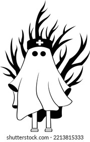 Best Halloween Day Boo Vector Design