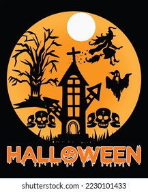 Best halloween day t-shirt Design 
