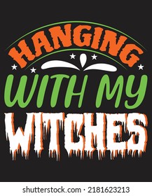 Best Halloween Quotes T-shirt Design Vector