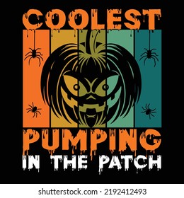 Best Halloween T-shirt design vector 