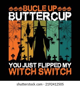 Best Halloween T-shirt design vector 