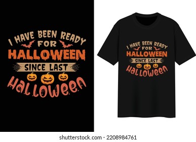 Best Halloween T-shirt Design Vector file.