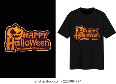 Best Halloween T-shirt Design Vector file.