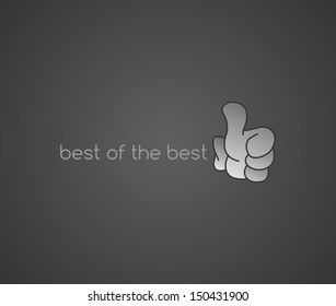 best hand gesture art theme