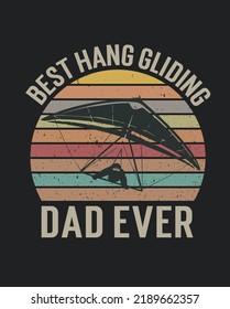 Der beste Drachenfliegender Papa der je glücklicher Vater Vintage