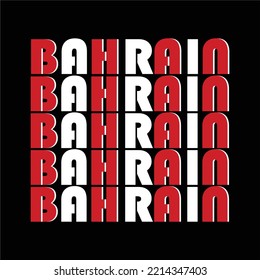best happy bahrain day t shirt design vector