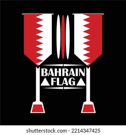 best happy bahrain day t shirt design vector