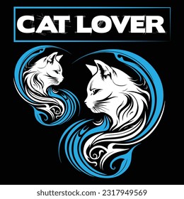 best happy cat t shirt design vector and don't over think t shirt design vector