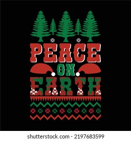 best happy christmas day t shirt design vector