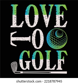 best happy golf day t shirt design vector
